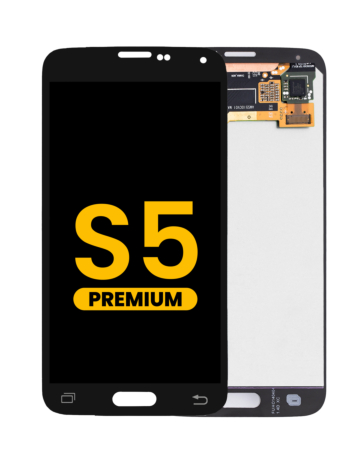 Purchase the premium black OLED assembly without frame for Galaxy S5 G900.