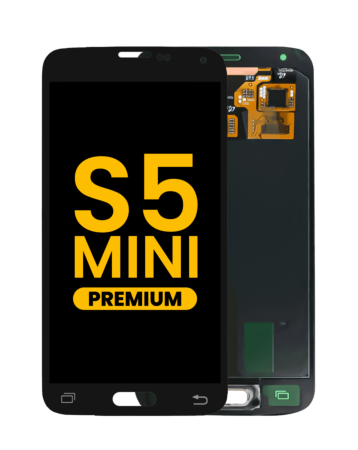 Order the premium black OLED assembly without frame for Galaxy S5 Mini G800.