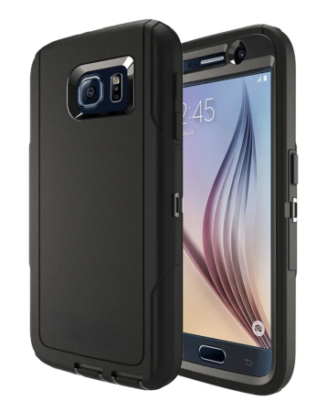 Heavy Duty Case for Galaxy S6 (BLACK) (Only Ground Shipping)