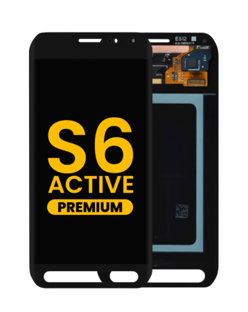 Buy the premium black OLED assembly without frame for Galaxy S6 Active G890.