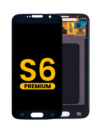Stock up on the premium black OLED assembly without frame for Galaxy S6 G920.