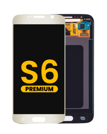 Buy the premium gold OLED assembly without frame for Galaxy S6 G920.