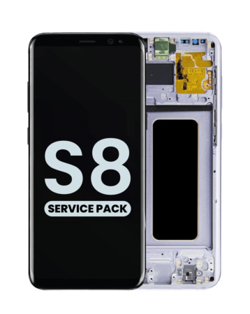 Order the OLED assembly with frame for Galaxy S8 G950 in Orchid Gray, service pack.