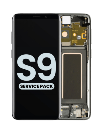 Grab wholesale deals on the OLED assembly with frame for Galaxy S9 G960 in Titanium Gray, service pack.