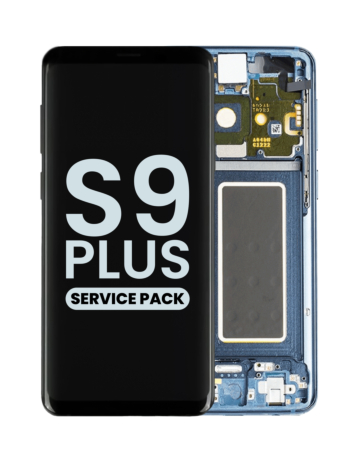 Shop the OLED assembly with frame for Galaxy S9 Plus G965 in Coral Blue, service pack.