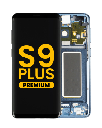 Shop the OLED assembly with frame for Galaxy S9 Plus G965 in Coral Blue, premium.