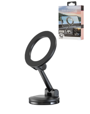 Slim Metal Magnetic Phone Holder - SILVER (Only Ground Shipping)