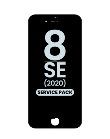 Stock up on the black LCD assembly for iPhone SE 2020 and iPhone 8 – service pack.
