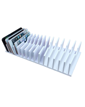Mobile Phone Storage Rack PVC Thickened (15in1) (Only Ground Shipping)