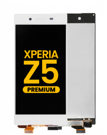 LCD Assembly with Frame for Sony Xperia Z5 (E6603 / E6653 / E6683) (WHITE) (Premium)