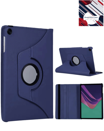 360 Degree Rotating Swivel Stand Case - DARK BLUE for Galaxy Tab A9 2023 (8.7") / Tab A11 2025 (8.7")  (Only Ground Shipping)