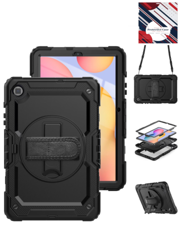 Silicone Hard Case for Galaxy Tab A9 Plus 2023 (11") (X210, X216, X218) - (BLACK) (Only Ground Shipping)