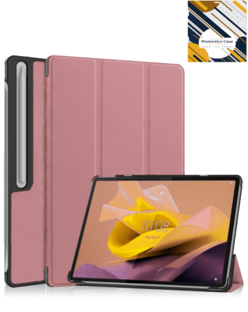 Smart Shockproof Stand Case - PINK Tab for Galaxy Tab S9 / Tab S9 FE / Tab S10 FE / Tab S10 Lite (Only Ground Shipping)