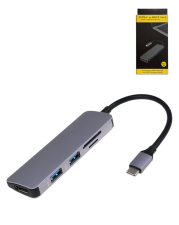 USB-C Expander for (4K HDMI + USB-C + SD / TF Card Reader) (Only Ground Shipping)