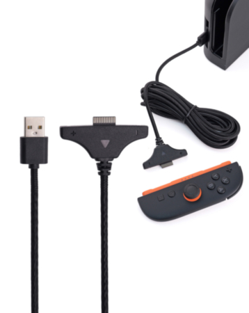 Dobe Charging Cable for Nintendo Joy-Con Controller 2 (Only Ground Shipping)