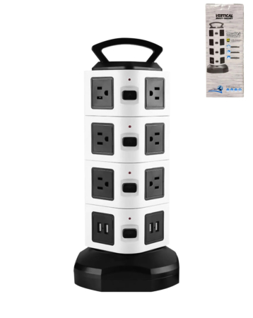 4 Layer Multi Plug Socket Charging Station - 14AC Outlets 4 USB Ports (Only Ground Shipping)