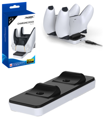 Dobe Magnetic Head Charging Dock for PlayStation 5 Controllers (Only Ground Shipping)