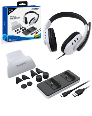 Dobe 12in1 Set for Playstation 5 (Only Ground Shipping)