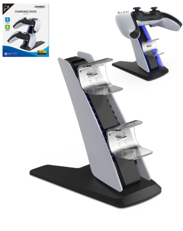 Dobe Dual Vertical Charger for PlayStation 5 Controllers (Only Ground Shipping)