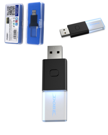 Dobe Bluetooth Receiver for PlayStation 5 / PC / Laptop (Only Ground Shipping)