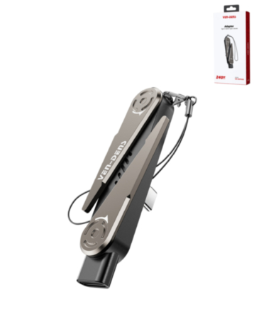 VEN-DENS VD-ADP060 240W USB-C Foldable Adapter with Carrying Loop (Only Ground Shipping)
