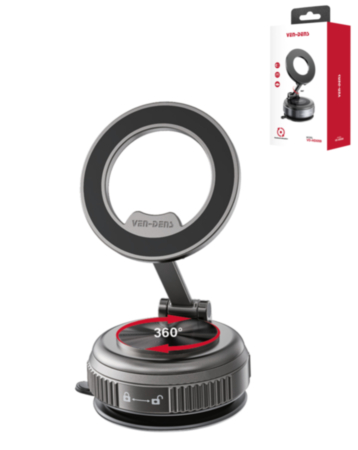VEN-DENS VD-HD068 Magnetic Car Phone Holder with Vacuum Suction Base (Only Ground Shipping)