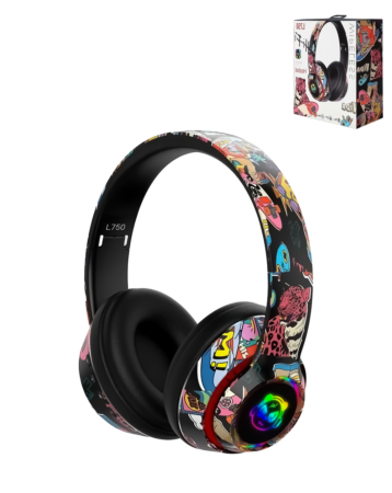 Vida L750 Wireless Headphones (BLACK) (Only Ground Shipping)