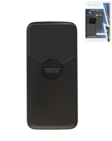 VOLT10 Power Bank with Built-in Cables (10000mAh) (BLACK) (Only Ground Shipping)