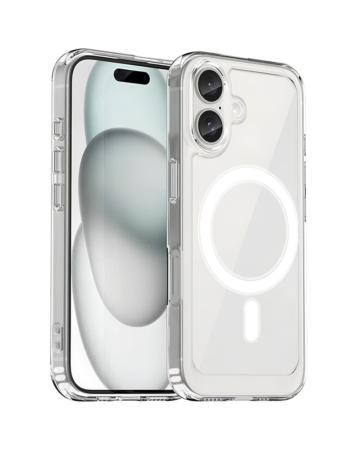 Wireless Charging Clear Case for iPhone 16 (Only Ground Shipping)