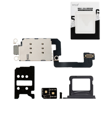 WYLIE iPhone 16 / 16 Plus US Version ESIM Conversion to Dual SIM Card MEP Integration Solution Supports SIMHUB IC (No Soldering Required)