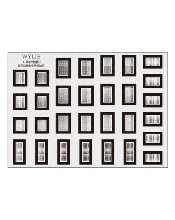 Order the Wylie Solder Mask Ink Green Oil Mesh for iPhone 11 to 16 Pro Max IC Pads.