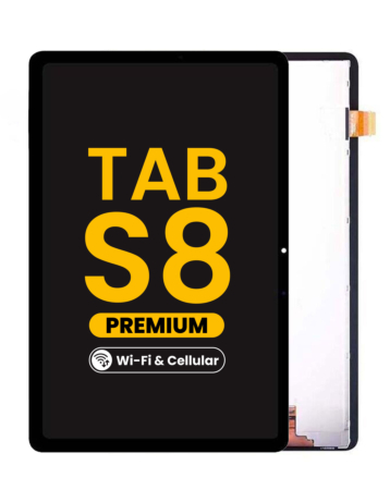 LCD Assembly without Frame for Galaxy Tab S8 (2022) (X700 / X706) (BLACK) (Wi-Fi and Cellular) (Premium)