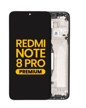 LCD Assembly with Frame for Xiaomi Redmi Note 8 Pro (Premium) (BLACK)