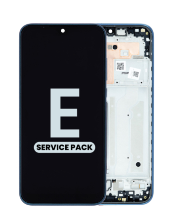 LCD Assembly with Frame for Motorola Moto E (XT2052) (MIDNIGHT BLUE) (Service Pack)