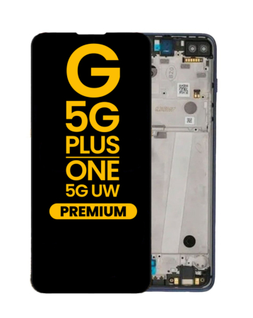 LCD Assembly with Frame for Motorola Moto G 5G Plus (XT2075) / One 5G UW (XT2075-1) (SURFING BLUE) (Premium)