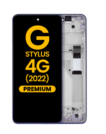 LCD Assembly with Frame for Motorola Moto G Stylus 4G (XT2211 / 2022) (TWILIGHT BLUE) (Premium)