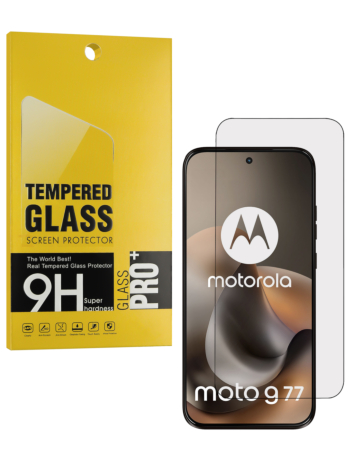 Clear Tempered Glass for Motorola Moto G77 (XT2231-3 / 2026) (Case Friendly / 2.5D / 1 Piece)
