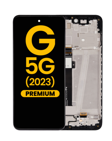 LCD Assembly with Frame for Motorola Moto G 5G (XT2313-6 / 2023) (Premium)