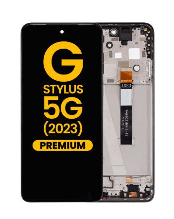 LCD Assembly with Frame for Moto G Stylus 5G 2023 (XT2315-5 / 2023) (COSMIC BLACK) (Premium)
