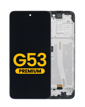 LCD Assembly with Frame for Motorola Moto G53 (XT2335-3 / 2022) (Premium)