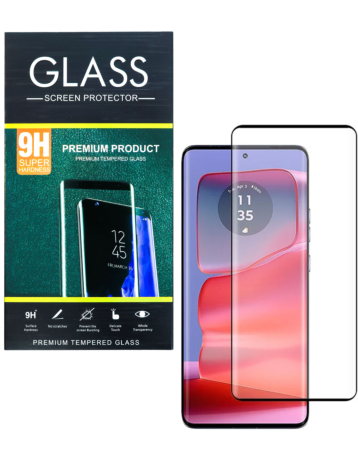 Clear Tempered Glass for Moto Edge 50 (XT2407-3 / 2024) (Case Friendly / 3D Curved / 1 Piece)