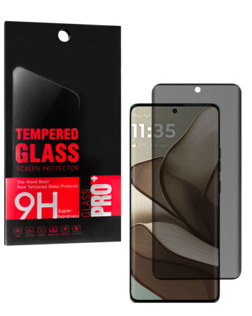 Privacy Tempered Glass for Moto Edge 50 (XT2407-3 / 2024) (Case Friendly / Anti-Spy / 1 Piece)