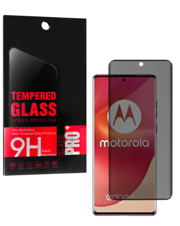 Privacy Tempered Glass for Motorola Edge 50 Fusion 5G (XT2429 / 2024) / G85 (XT2427-3 / 2024) (Case Friendly / Anti-Spy / 1 Piece)