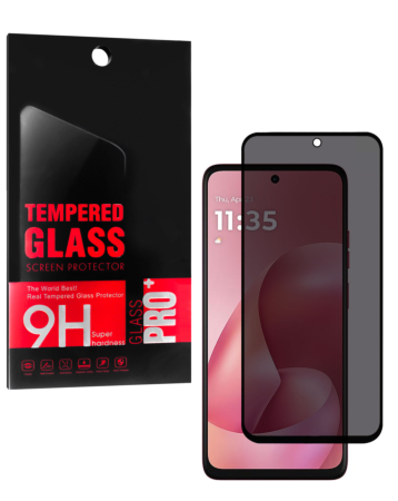 Privacy Tempered Glass for Motorola Moto G57 (XT2537 / 2025) / G57 Power (XT2537 / 2025) (Case Friendly / Anti-Spy / 1 Piece)