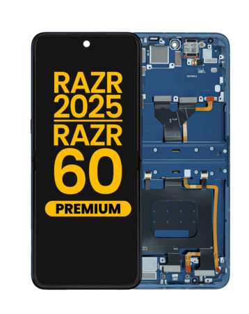 Main OLED Assembly with Frame for Motorola Razr 2025 / Razr 60 (XT2553 / 2025) (GIBRALTAR SEA) (Premium)