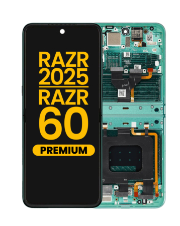 Main OLED Assembly with Frame for Motorola Razr 2025 / Razr 60 (XT2553 / 2025) (SCARAB) (Premium)