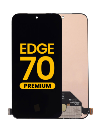 OLED Assembly without Frame for Motorola Edge 70 (XT2601 / 2025) (BLACK) (Premium)
