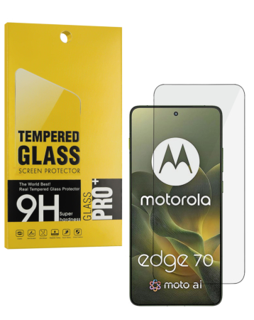 Clear Tempered Glass for Motorola Edge 70 (XT2601 / 2025) (Case Friendly / 2.5D / 1 Piece)