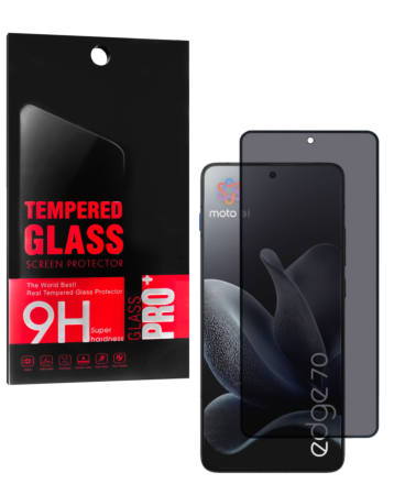 Privacy Tempered Glass for Motorola Edge 70 (XT2601 / 2025) (Case Friendly / Anti-Spy / 1 Piece)