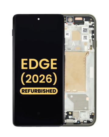 OLED Assembly With Frame For Motorola Edge (XT2609 / 2026) (Martini Olive) (Refurbished)